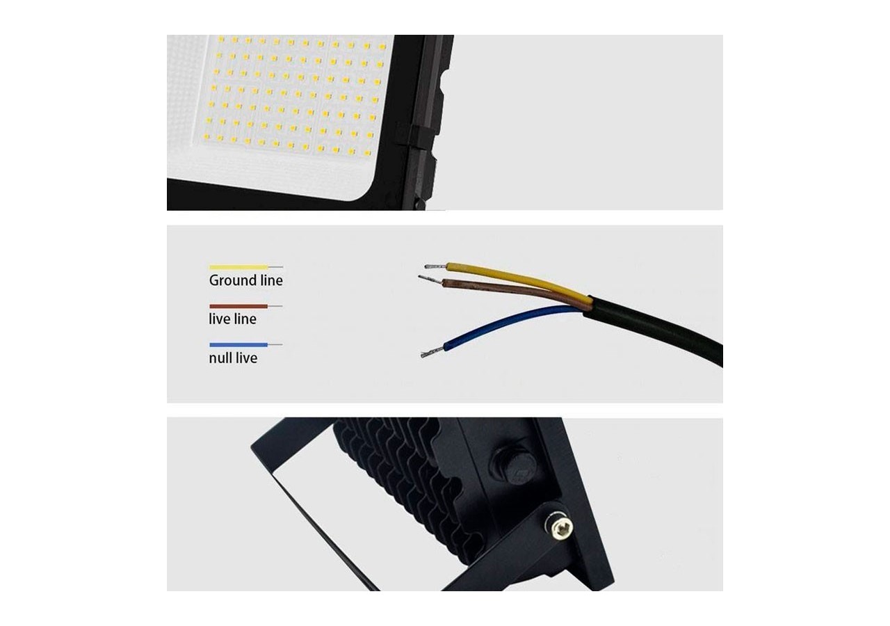 Projecteur LED 200W puces Philips IP65 - B1853-BF - Barcelona LED
