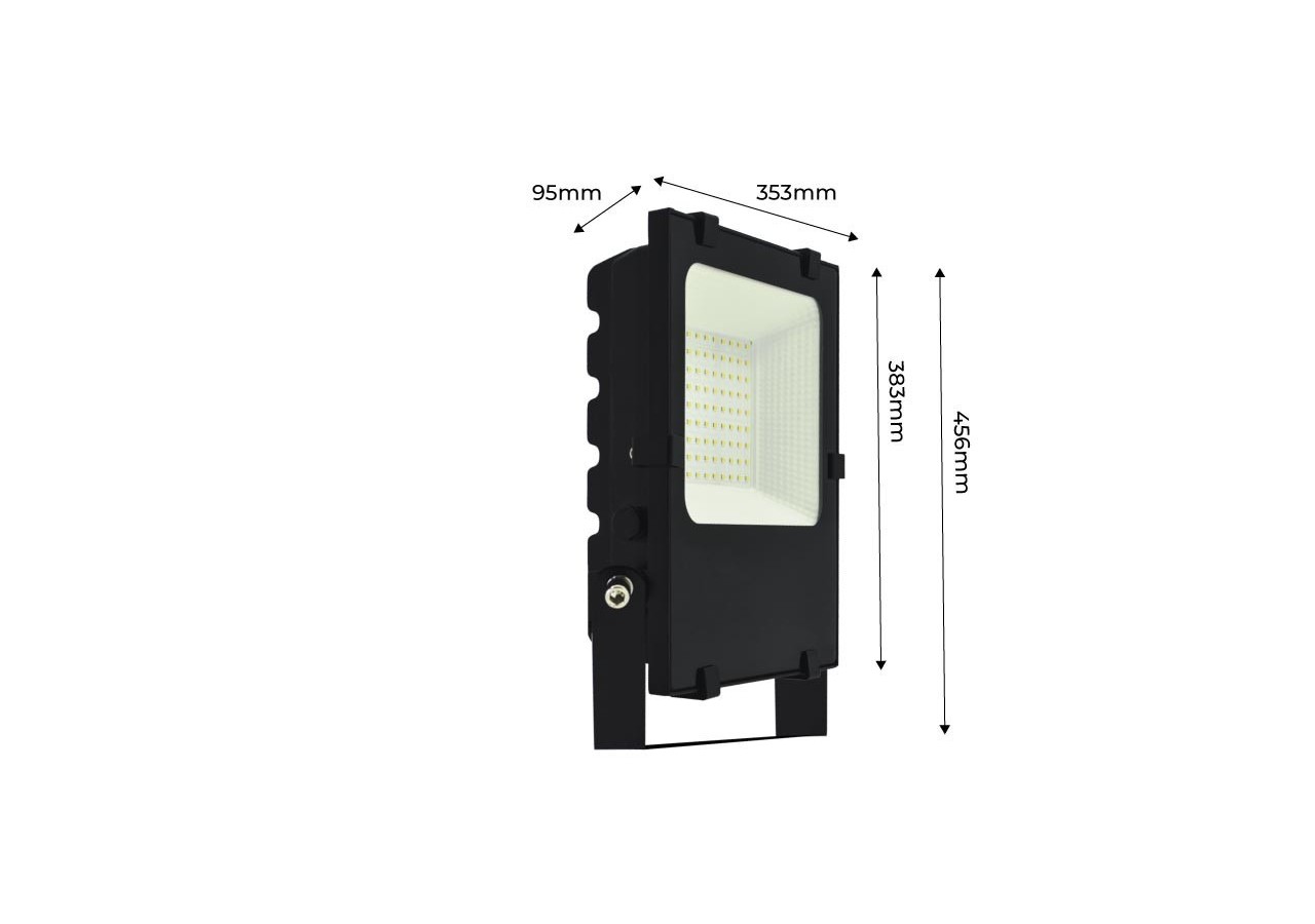 Projecteur LED 200W puces Philips IP65 - B1853-BF - Barcelona LED