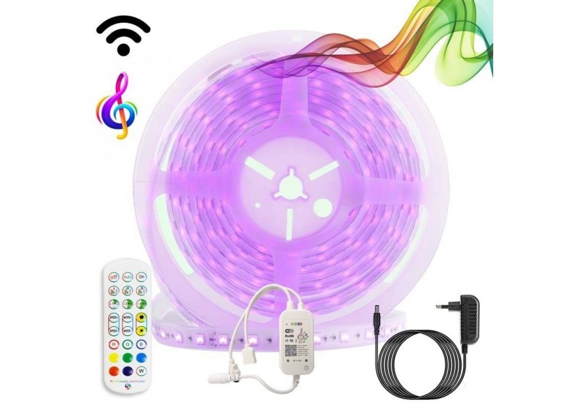 Kit ruban LED RGB musical WiFi Smart Alexa/Google Home - B1614-WIFI - Barcelona LED Kit ruban LED RGB musical WiFi Smart Alexa/Google Home - B1614-WIFI - Barcelona LED