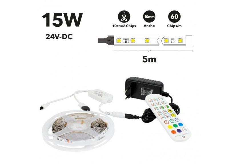 Kit ruban LED RGB musical WiFi Smart Alexa/Google Home - B1614-WIFI - Barcelona LED Kit ruban LED RGB musical WiFi Smart Alexa/Google Home - B1614-WIFI - Barcelona LED