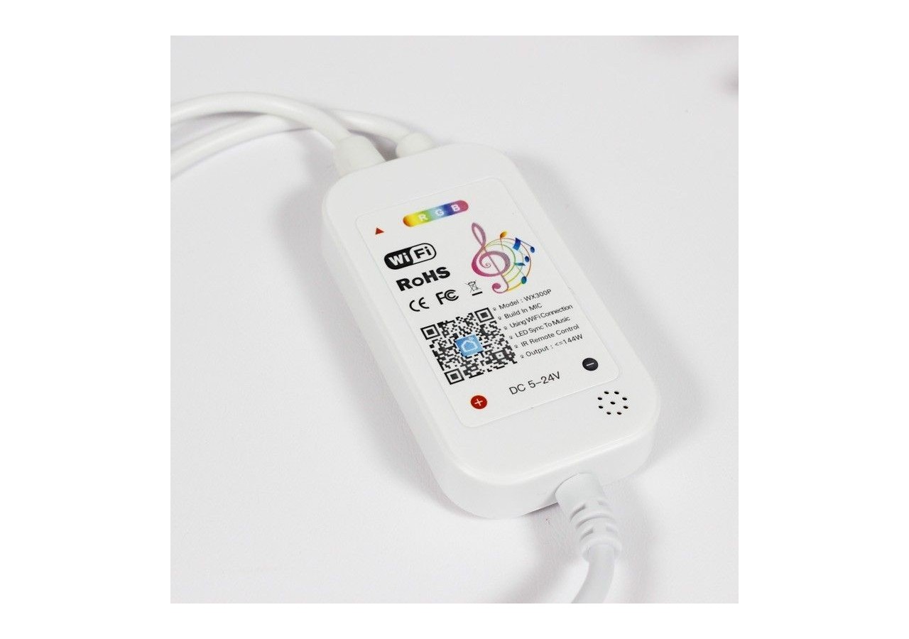 Kit ruban LED RGB musical WiFi Smart Alexa/Google Home - B1614-WIFI - Barcelona LED