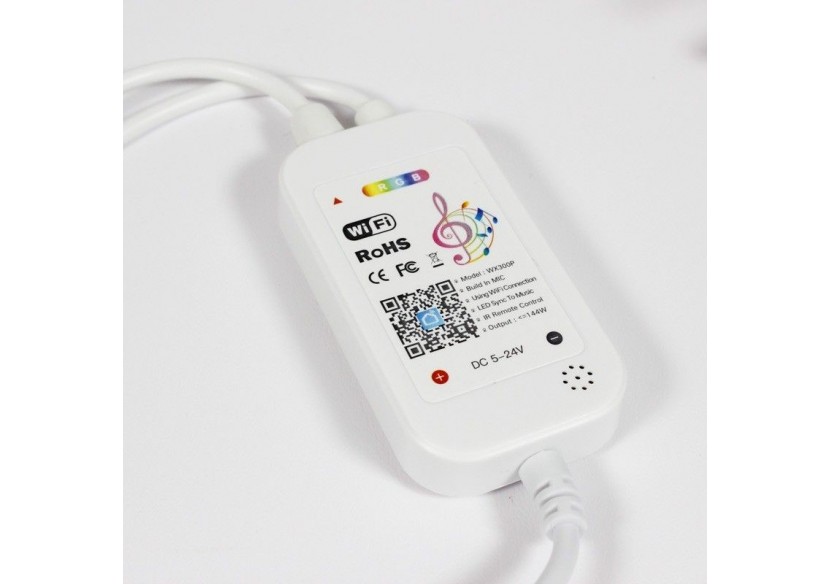 Kit ruban LED RGB musical WiFi Smart Alexa/Google Home - B1614-WIFI - Barcelona LED Kit ruban LED RGB musical WiFi Smart Alexa/Google Home - B1614-WIFI - Barcelona LED