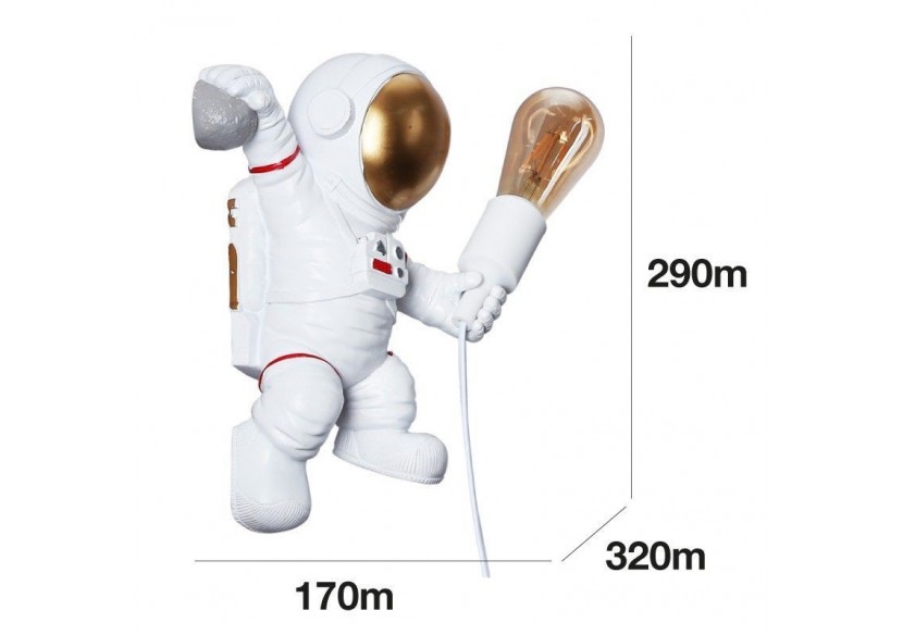 Lampe murale astronaute "Conrad" - L4035-P - Barcelona LED