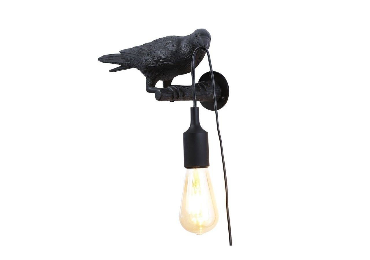 Applique design oiseau "Corb" en résine- Bird series - L4033-P - Barcelona LED