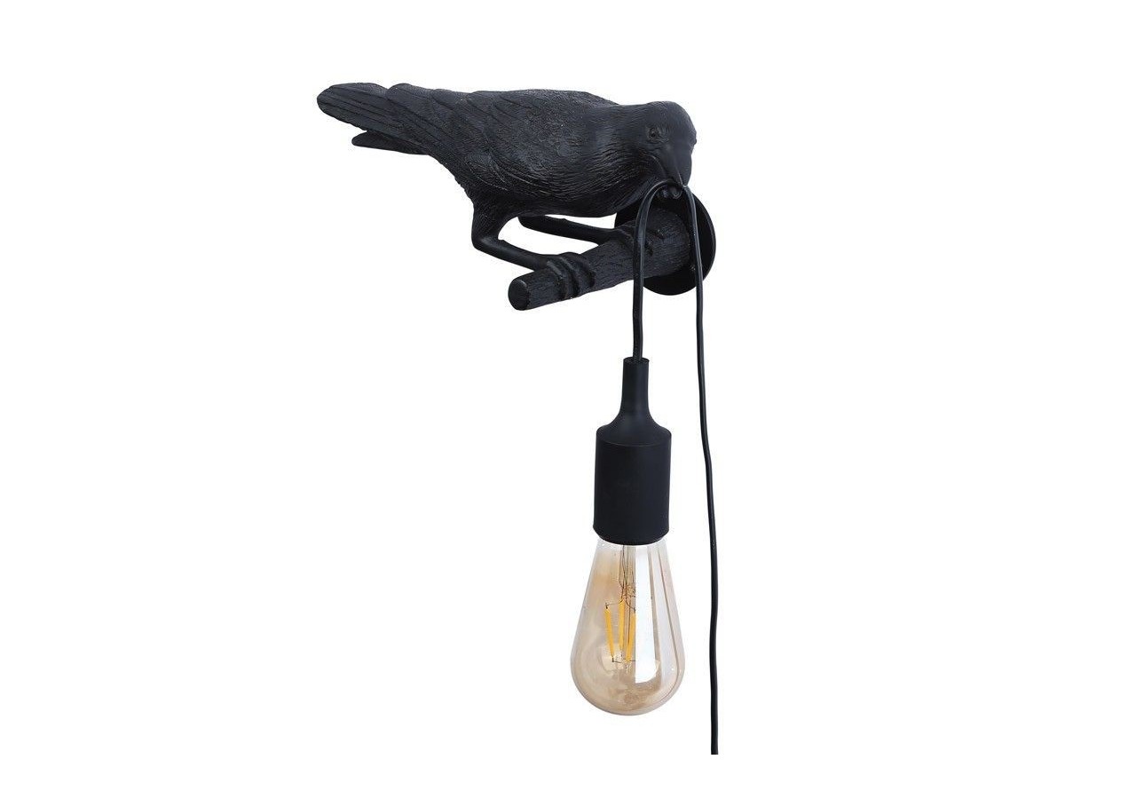 Applique design oiseau "Corb" en résine- Bird series - L4033-P - Barcelona LED