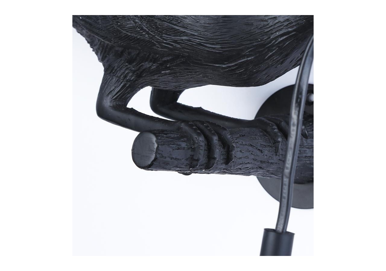 Applique design oiseau "Corb" en résine- Bird series - L4033-P - Barcelona LED