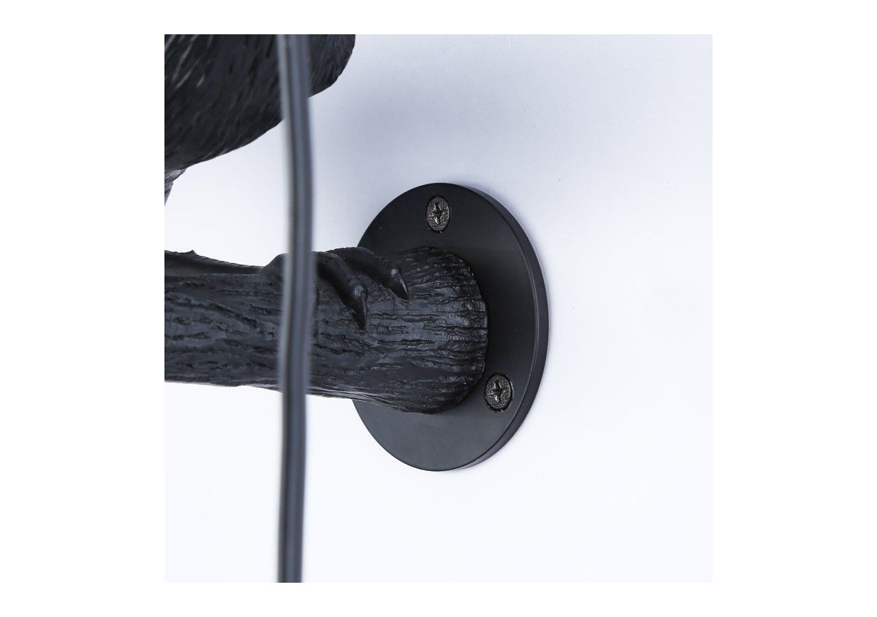 Applique design oiseau "Corb" en résine- Bird series - L4033-P - Barcelona LED