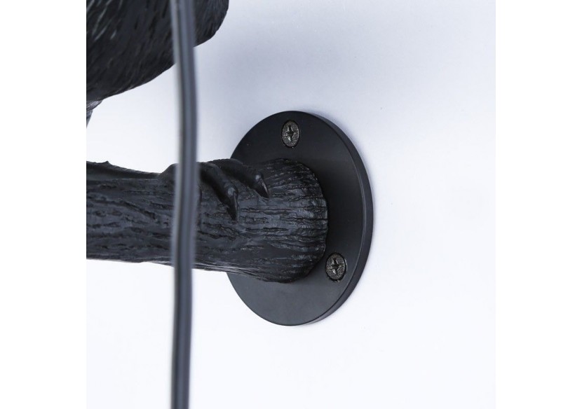 Applique design oiseau "Corb" en résine- Bird series - L4033-P - Barcelona LED