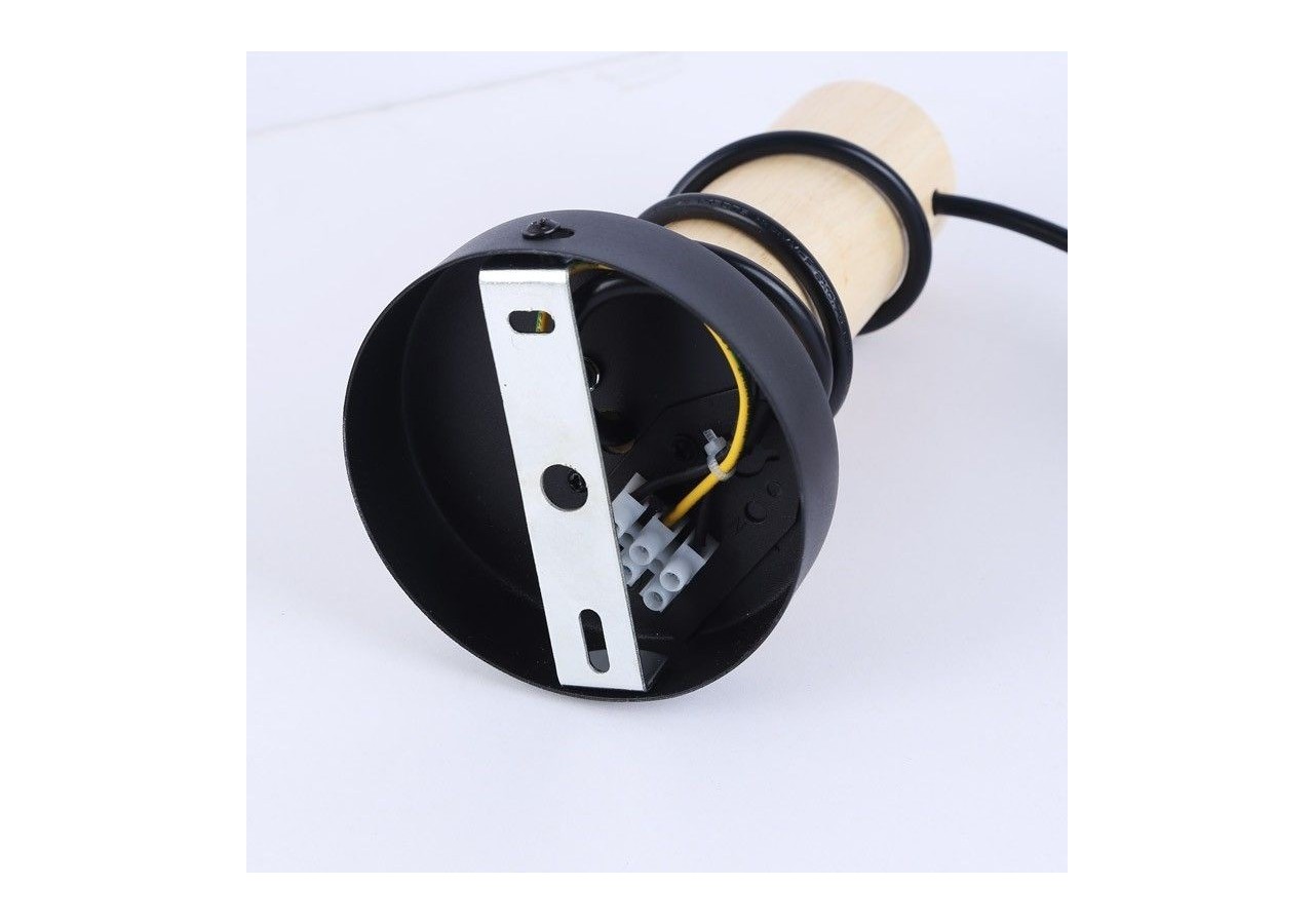 Lampe murale rustique en bois "MILA" - LM135-N - Barcelona LED