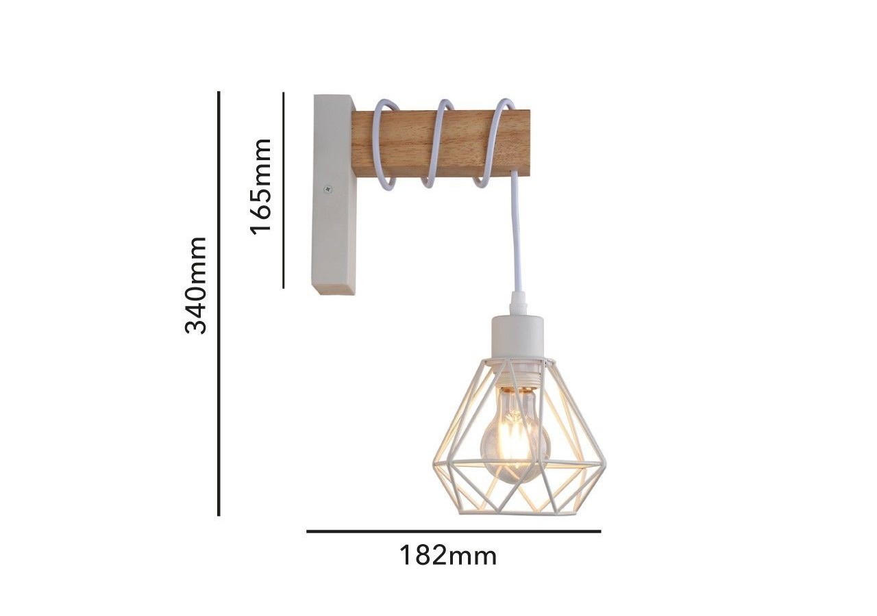 Applique murale cage "RODEN" - LM133-B - Barcelona LED