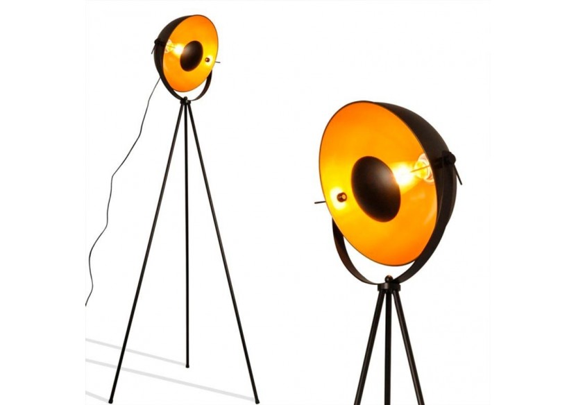 Lampadaire vintage avec trépied "Galilen" + Ampoule RGBW 10W et télécommande - LV428-RGB - Barcelona LED