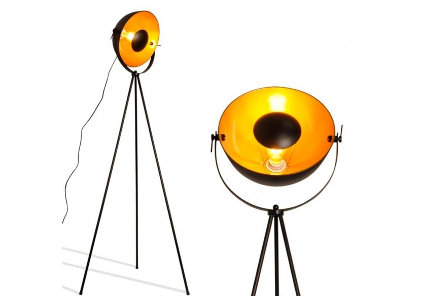 Lampadaire vintage avec trépied "Galilen" + Ampoule RGBW 10W et télécommande - LV428-RGB - Barcelona LED