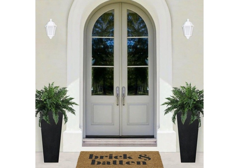 Demi-lanterne murale "Iesse" diffuseur opaque E27 IP55 - M22.000.000.WYE27 - Barcelona LED