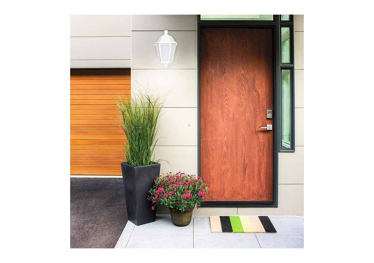 Demi-lanterne murale "Iesse" diffuseur opaque E27 IP55 - M22.000.000.WYE27 - Barcelona LED