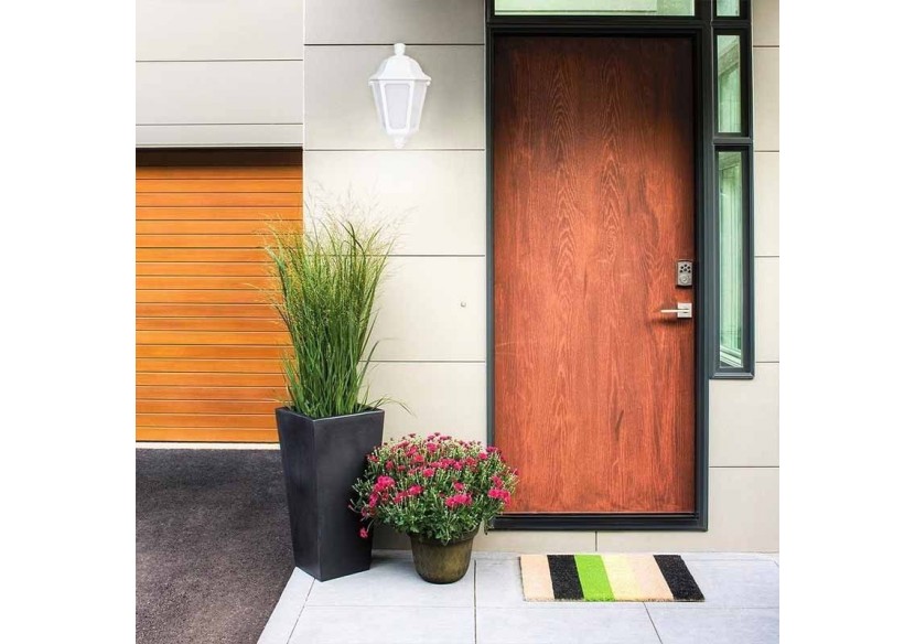 Demi-lanterne murale "Iesse" diffuseur opaque E27 IP55 - M22.000.000.WYE27 - Barcelona LED