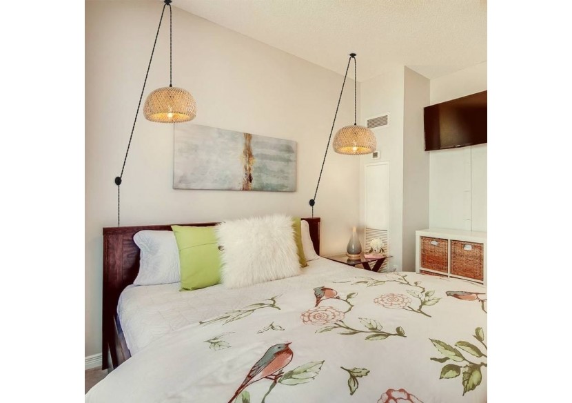 Suspension en osier avec câble et prise "Yonna" - LM143-C - Barcelona LED