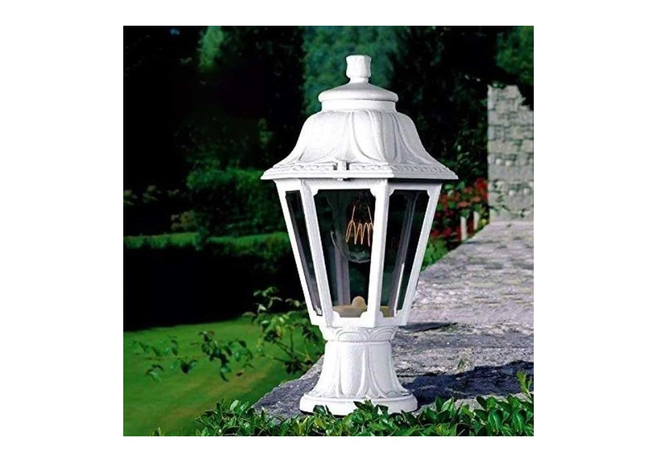 Lanterne sur pied "Mikrolot/Anna" E27 IP55 diffuseur transparent - E22.110.000.WXE27 - Barcelona LED
