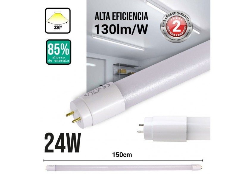 Tube LED T8 150cm - 24W - 140lm/W - B4014-150BN - Barcelona LED Tube LED T8 150cm - 24W - 140lm/W - B4014-150BN - Barcelona LED