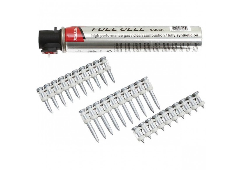 Packs : Clous C6 + cartouche de gaz, pour cloueur à béton