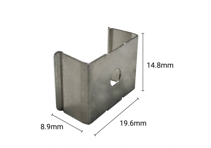 Clip de fixation pour pour profilé 18x12mm (1U) - BGM150 - Barcelona LED