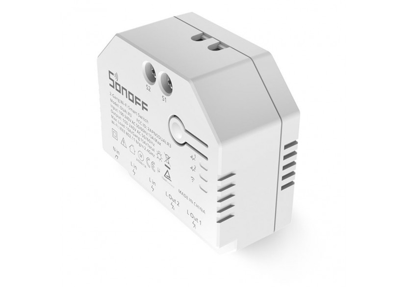 Interrupteur intelligent Wifi programmable Smart Light | SONOFF - DUALR3 - SONOFFDUALR3 - Barcelona LED