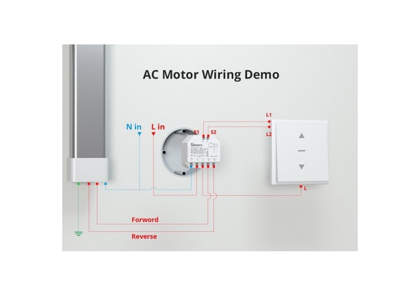Interrupteur intelligent Wifi programmable Smart Light | SONOFF - DUALR3 - SONOFFDUALR3 - Barcelona LED