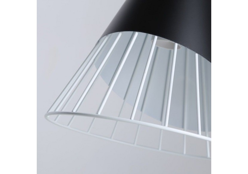 Suspension scandinave en métal et en bois "Ador" - LN1202-N - Barcelona LED