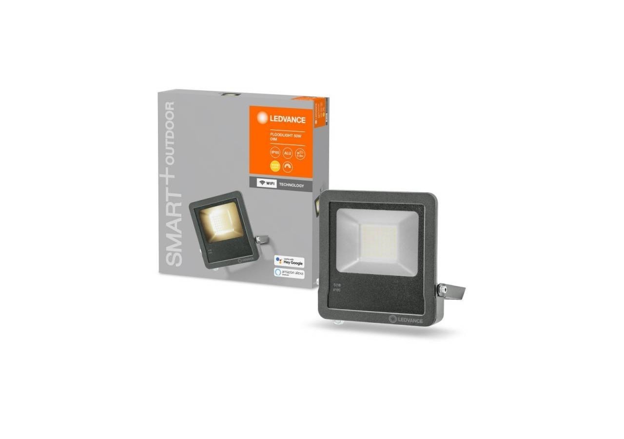 Projecteur extérieur 50W SMART WiFi FLOOD DIM - O474666 - Barcelona LED