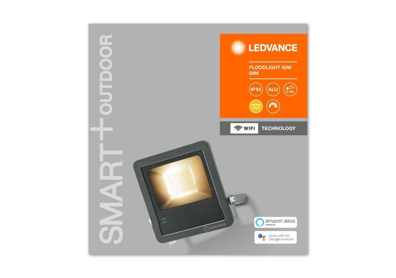 Projecteur extérieur 50W SMART WiFi FLOOD DIM - O474666 - Barcelona LED