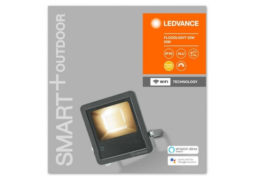 Projecteur extérieur 50W SMART WiFi FLOOD DIM - O474666 - Barcelona LED Projecteur extérieur 50W SMART WiFi FLOOD DIM - O474666 - Barcelona LED