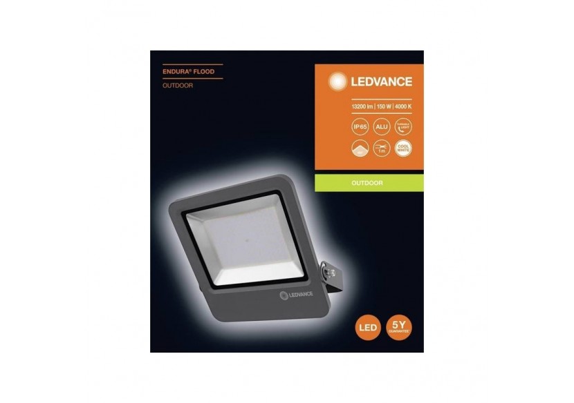 Projecteur extérieur 150W 13200LM IP65 | ENDURA LEDVANCE OSRAM - O206823 - Barcelona LED Projecteur extérieur 150W 13200LM IP65 | ENDURA LEDVANCE OSRAM - O206823 - Barcelona LED