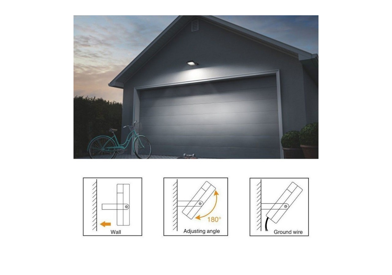 Projecteur extérieur 150W 13200LM IP65 | ENDURA LEDVANCE OSRAM - O206823 - Barcelona LED