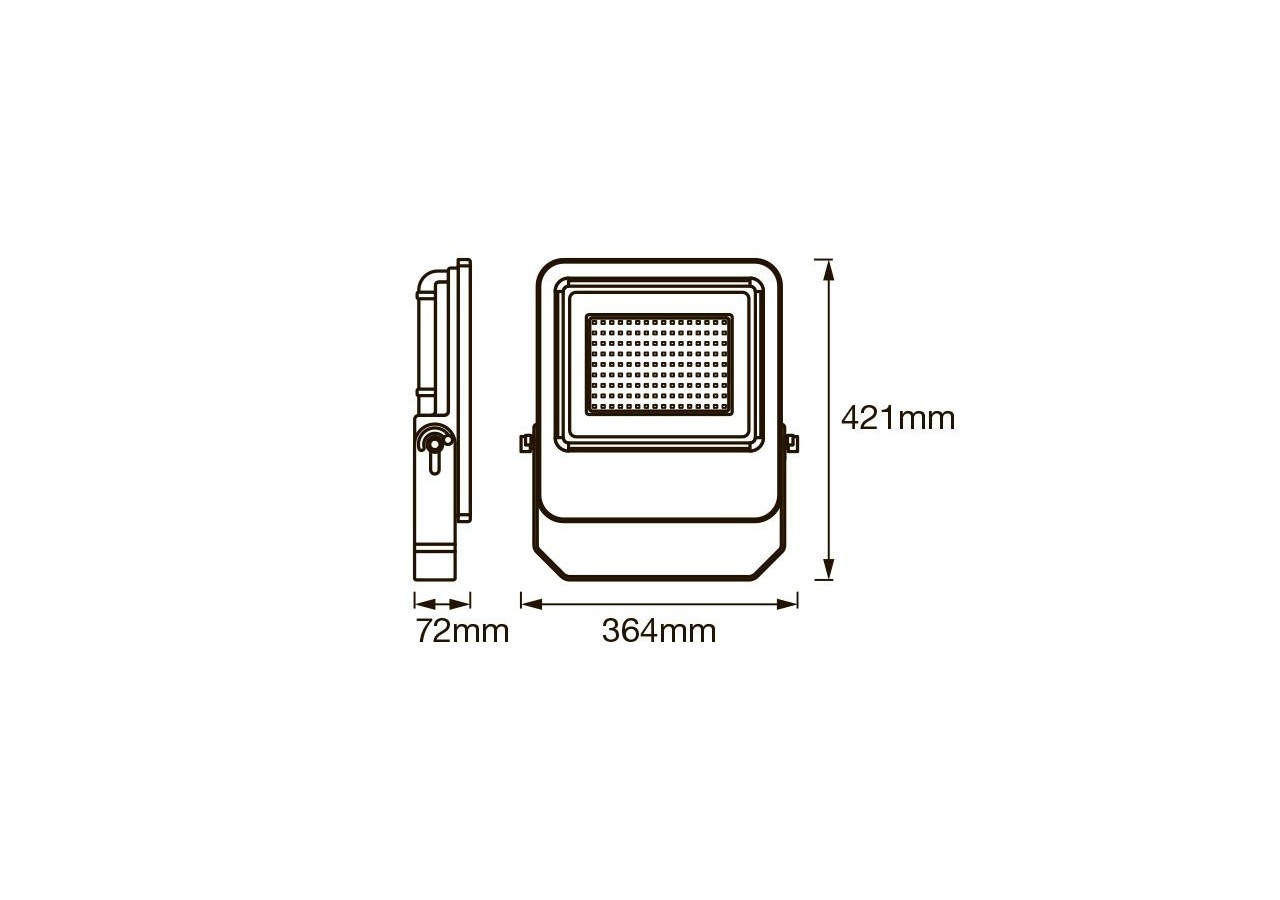 Projecteur extérieur 150W 13200LM IP65 | ENDURA LEDVANCE OSRAM - O206823 - Barcelona LED