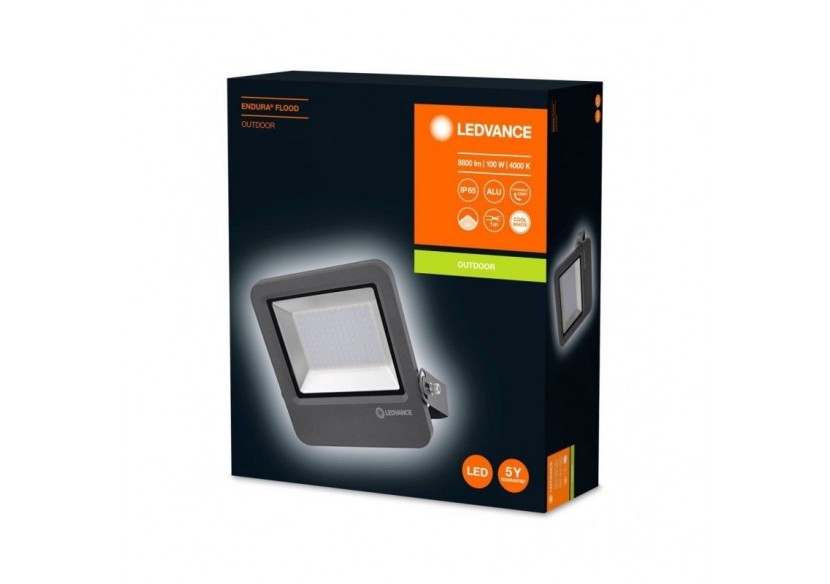 Projecteur extérieur 100W 8800LM IP65 | ENDURA LEDVANCE - O206809 - Barcelona LED Projecteur extérieur 100W 8800LM IP65 | ENDURA LEDVANCE - O206809 - Barcelona LED