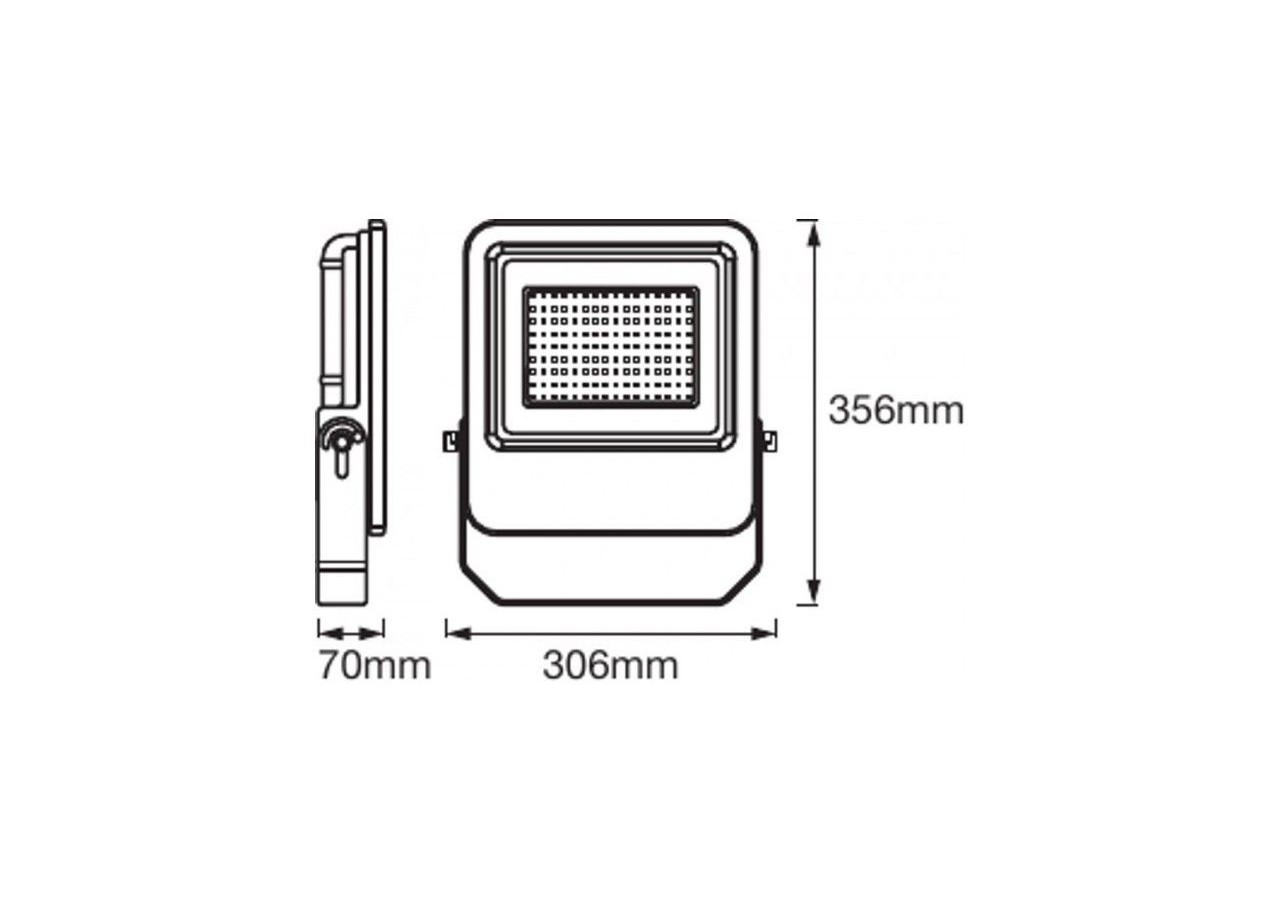 Projecteur extérieur 100W 8800LM IP65 | ENDURA LEDVANCE - O206809 - Barcelona LED