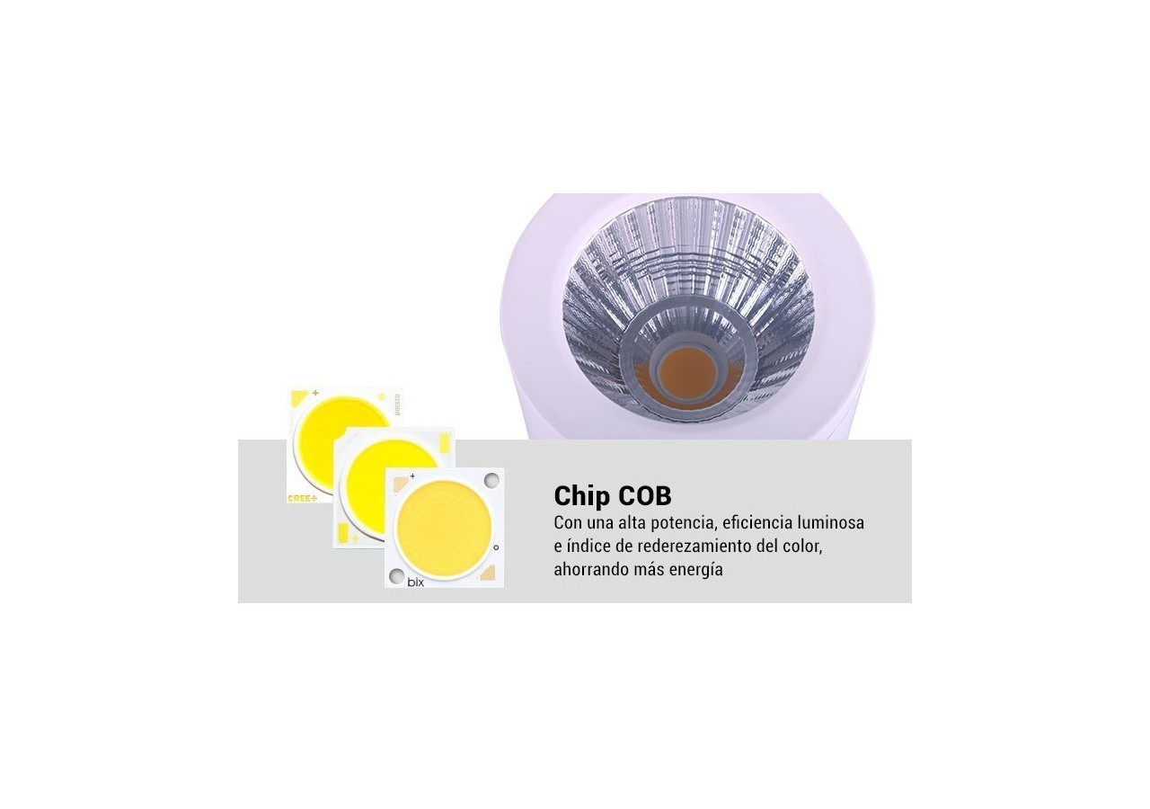 Applique plafond CCT mini "Gess" COB 15W IP54 - L6001-N-CCT - Barcelona LED