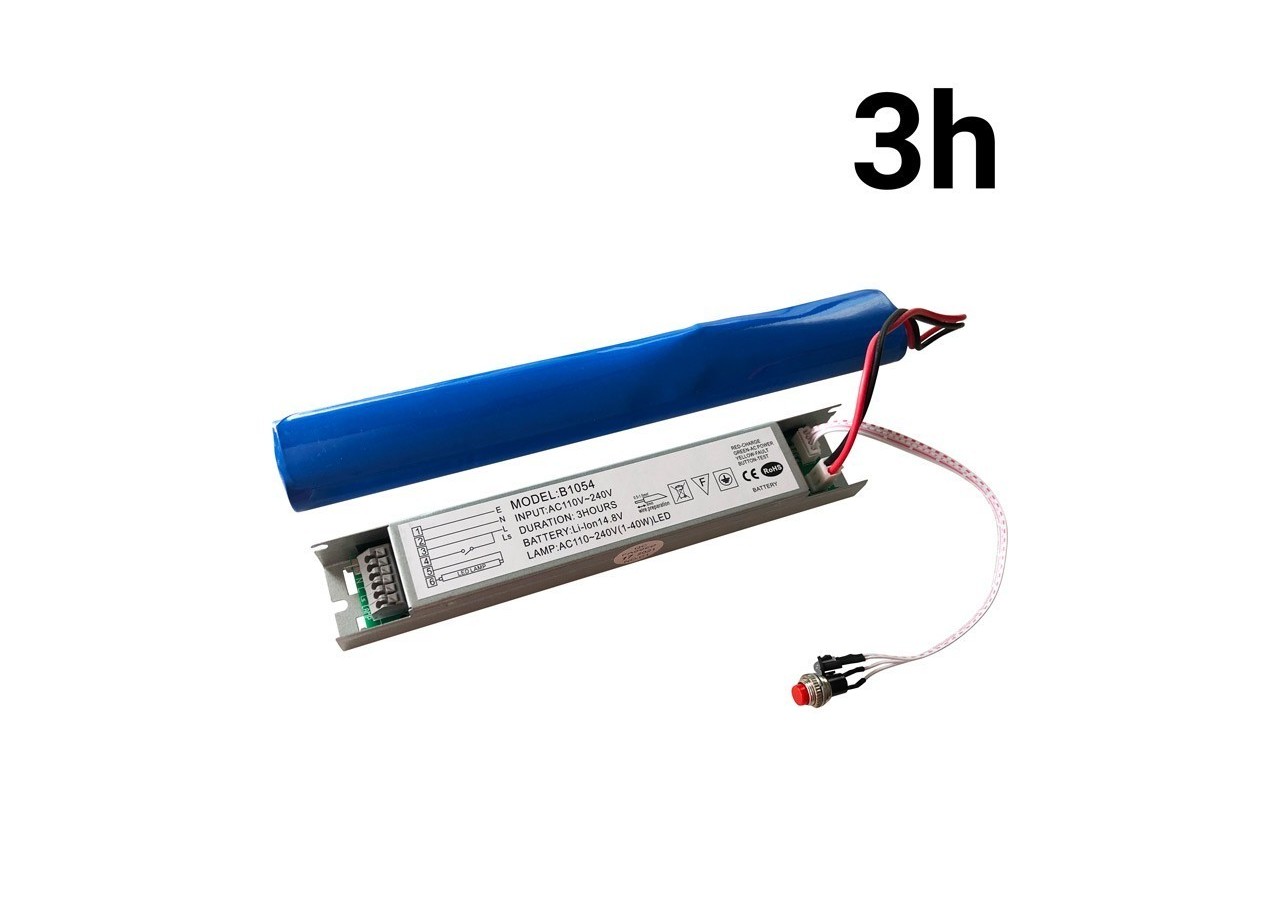 Kit de conversion en bloc de secours pour luminaire LED - Max. 45W - B1054 - Barcelona LED