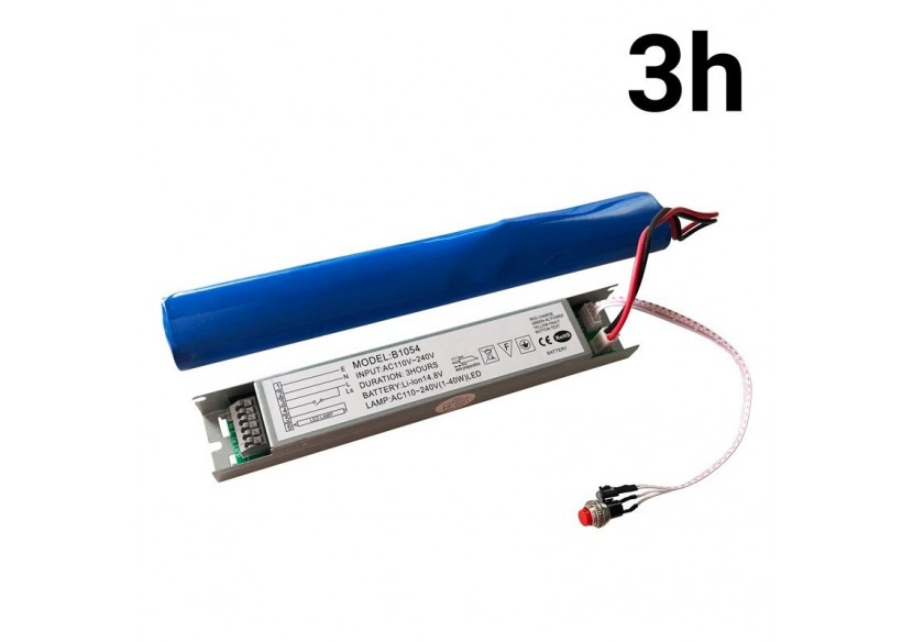 Kit de conversion en bloc de secours pour luminaire LED - Max. 45W - B1054 - Barcelona LED Kit de conversion en bloc de secours pour luminaire LED - Max. 45W - B1054 - Barcelona LED