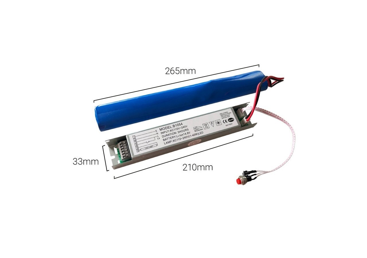 Kit de conversion en bloc de secours pour luminaire LED - Max. 45W - B1054 - Barcelona LED