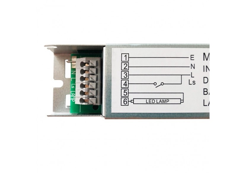 Kit de conversion en bloc de secours pour luminaire LED - Max. 45W - B1054 - Barcelona LED Kit de conversion en bloc de secours pour luminaire LED - Max. 45W - B1054 - Barcelona LED