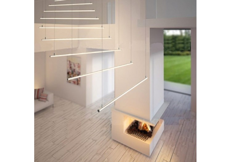 Kit de suspension pour profilé suspendu 23x8mm (1u) - BCOLGT40 - Barcelona LED 2