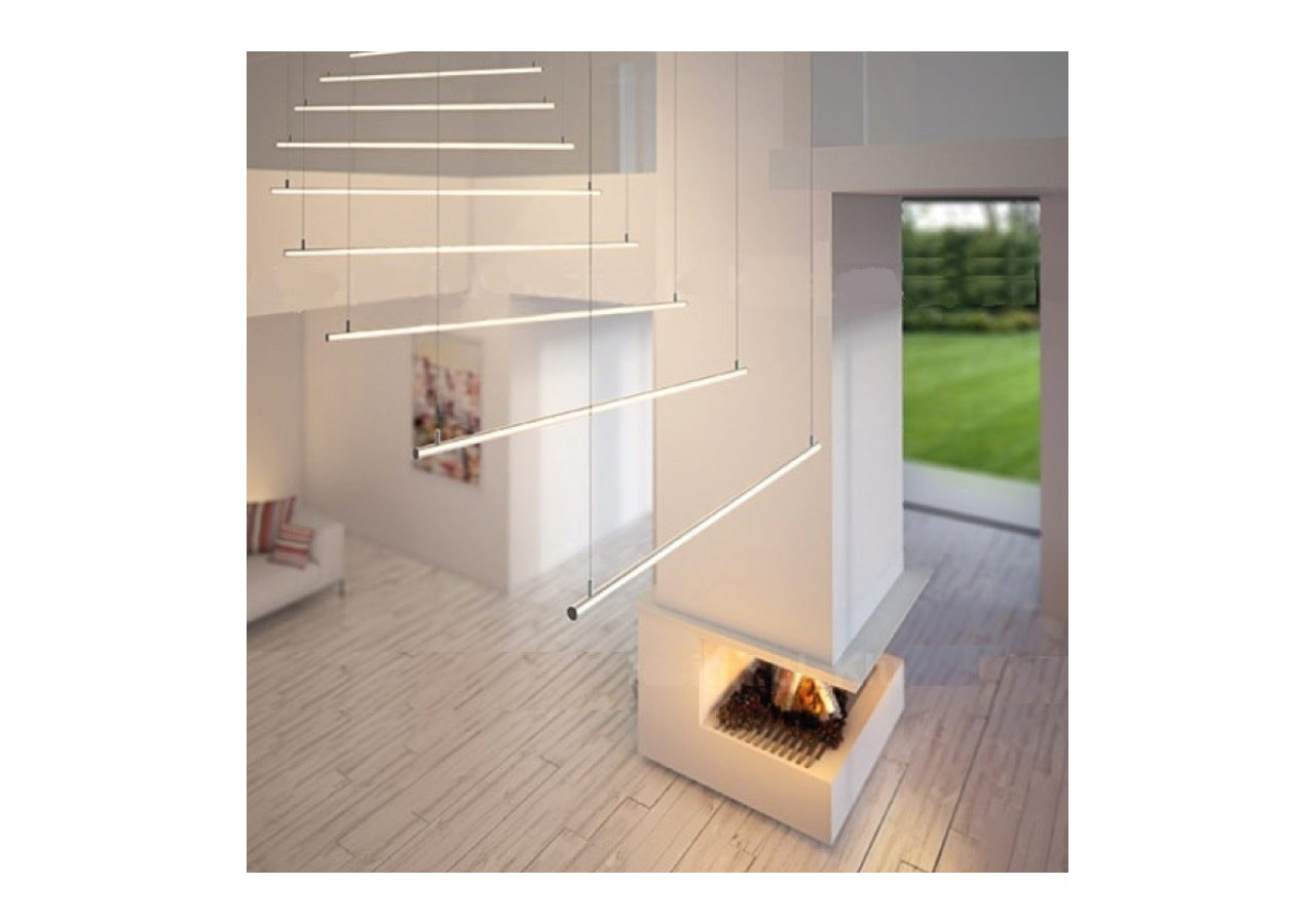 Kit de suspension pour profilé suspendu 23x8mm (1u) - BCOLGT40 - Barcelona LED