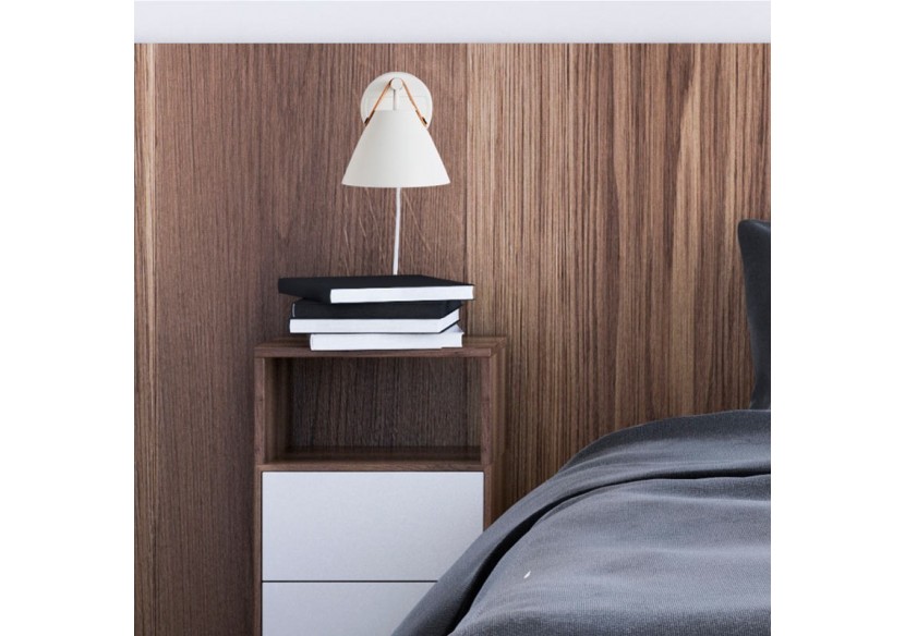 Applique murale "Ellen" avec interrupteur et prise - L3054-B - Barcelona LED Applique murale "Ellen" avec interrupteur et prise - L3054-B - Barcelona LED