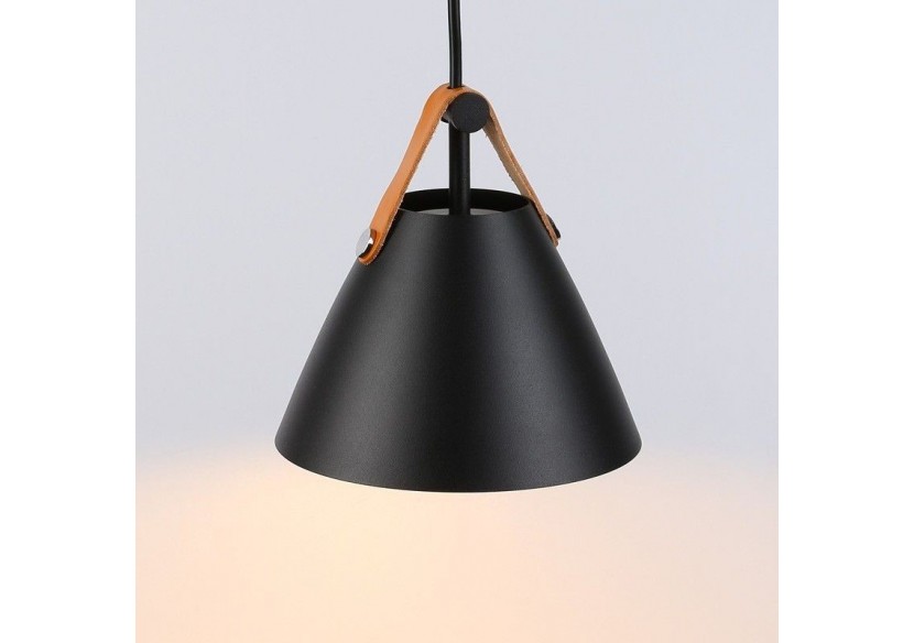Suspension en cuir "Ellen - L3055-N - Barcelona LED Suspension en cuir "Ellen - L3055-N - Barcelona LED