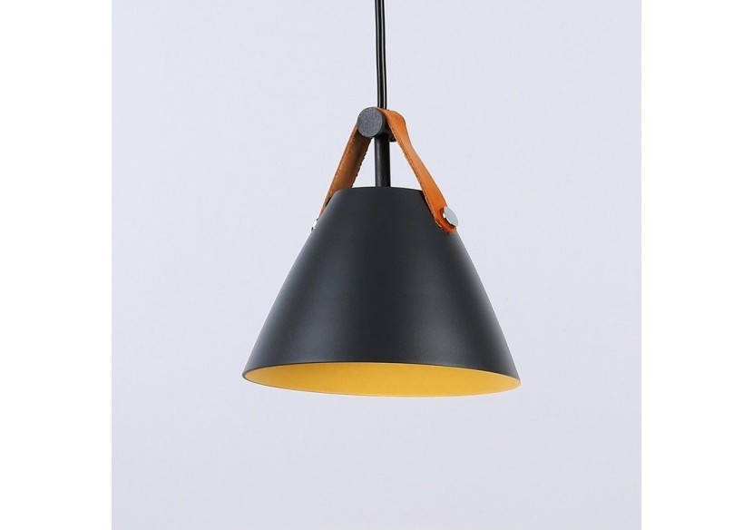 Suspension en cuir "Ellen - L3055-N - Barcelona LED Suspension en cuir "Ellen - L3055-N - Barcelona LED