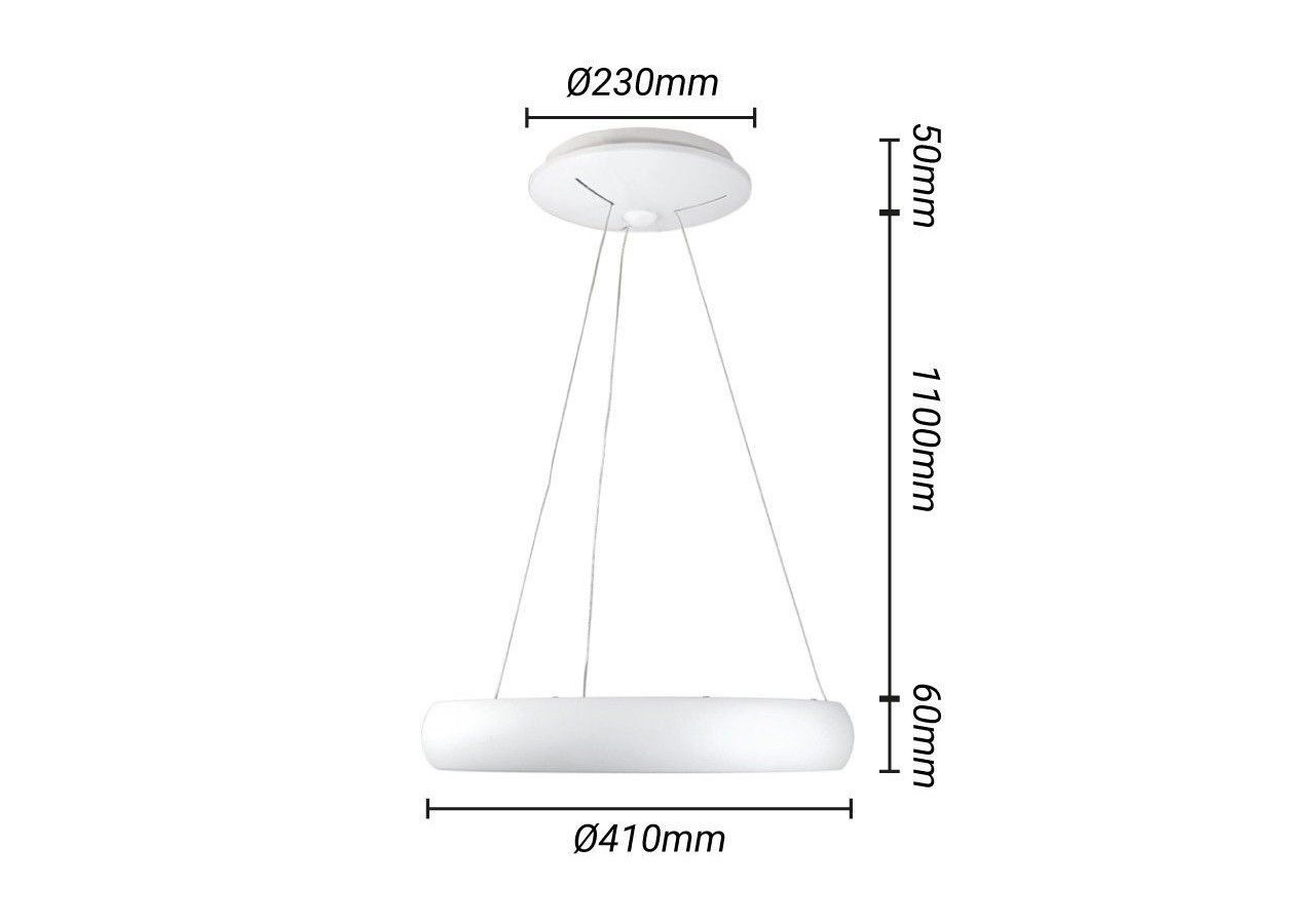 Suspension LED "Dial" 21W - LN1621-C-BC - Barcelona LED