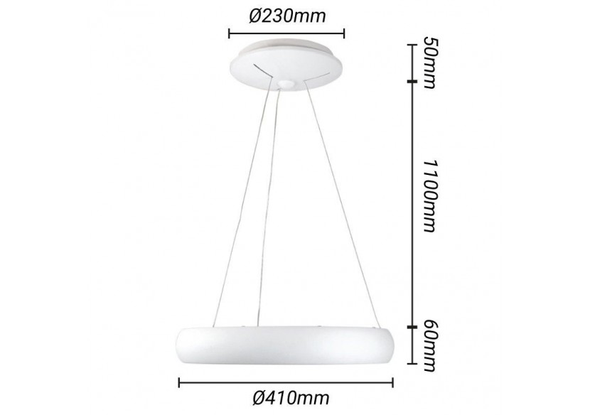 Suspension LED "Dial" 21W - LN1621-C-BC - Barcelona LED Suspension LED "Dial" 21W - LN1621-C-BC - Barcelona LED