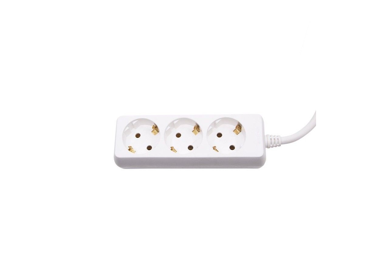 Multiprise filaire 3 prises Schuko 3500W 15A 5m de câble - A0300-3 - Barcelona LED