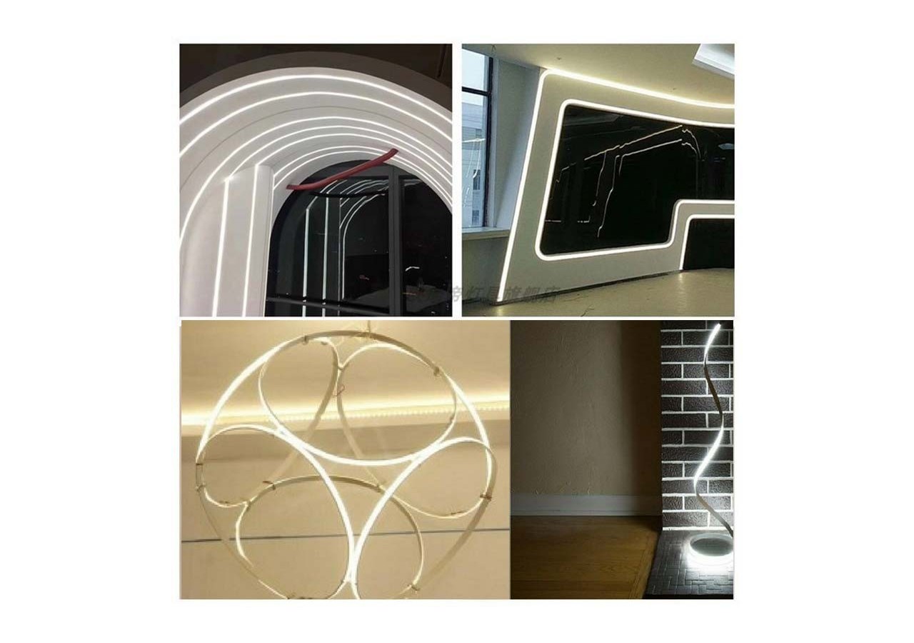 Profilé flexible en aluminium 16x10 mm pour étui en silicone - 2 mètres - BPERFLEX16X16-ML - Barcelona LED