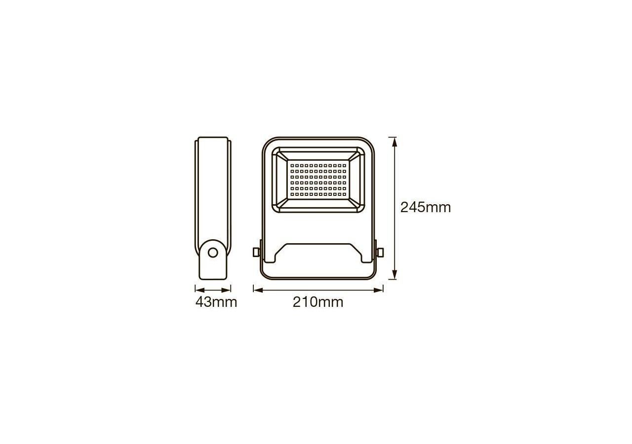 Projecteur extérieur 50W 4500LM IP65 | ENDURA LEDVANCE - O206724 - Barcelona LED